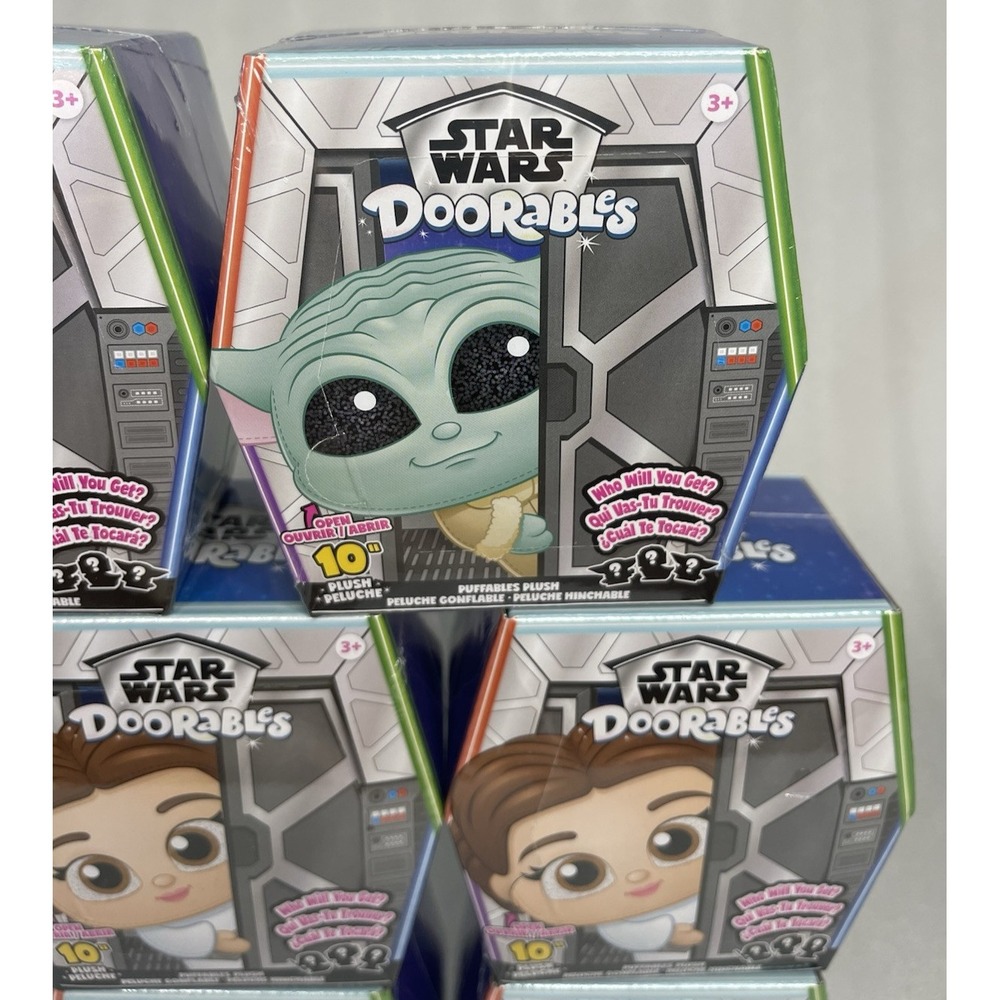Star Wars Doorables Puffables 10" Plush MANDALORIAN & A NEW HOPE Mystery LOT - 8 - Picture 4 of 16